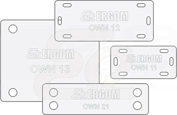 OWN12 (100szt) Oznacznik 60x25