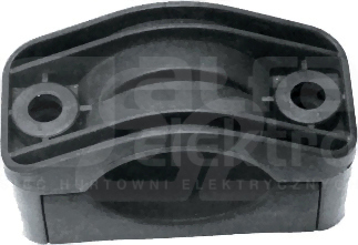 UKR 1 czarny Uchwyt do kabla