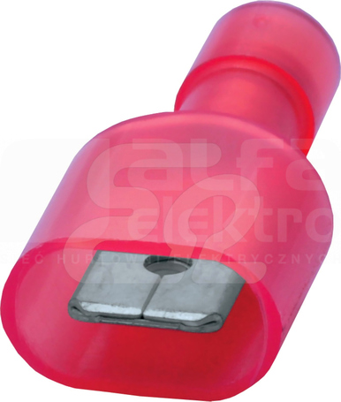 WCI 6,3-2,5/0,8 (100szt) Wsuwka calkowicie izolowana konektorowa