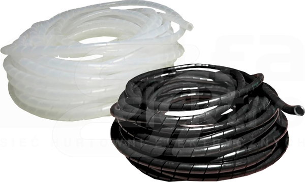 WSN19 transparentny (10m) Wężyk spiralny