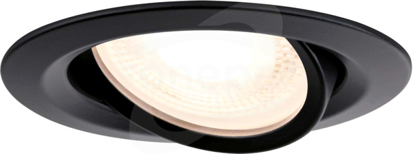 NOVA PLUS DIM wychylna GU10/GU5,3 IP65 czarny Downlight dostropowy