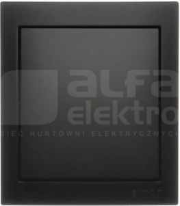 AQUACLICK 10AX 250V IP44 czarny Przycisk zwierny bryzgoszczelny bez piktogramu