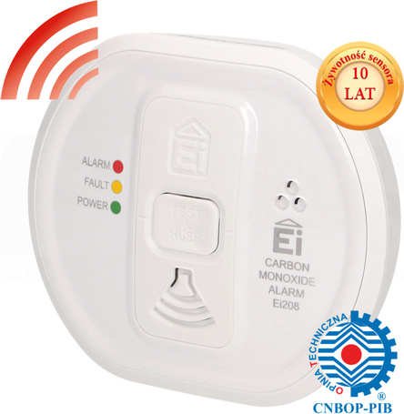 EI208W Czujnik tlenku węgla PROFESSIONAL