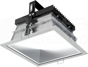 DK LED 25W/830 IP20 szary Downlight LED QUADRA