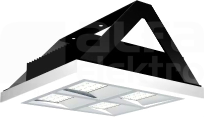 CYBERIA 390.LED 128W/840 14200lm CLEAR DRV RAL9016 Oprawa LED