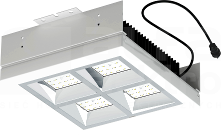 GAMMA LED 128W/840 14200lm CLEAR Oprawa IP65