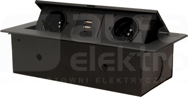 OR-AE-13109 2x230V+USB Gniazdo meblowe