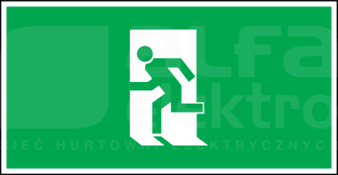 PIKTOGRAM 150x300 Piktogram drzwi ewakuacyjne lewo