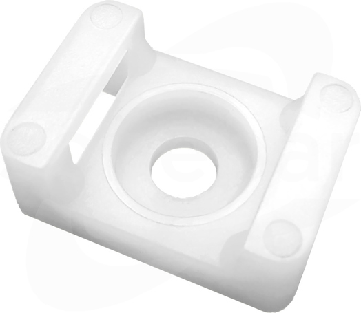 22X16mm Biały Uchwyt opaski kablowej