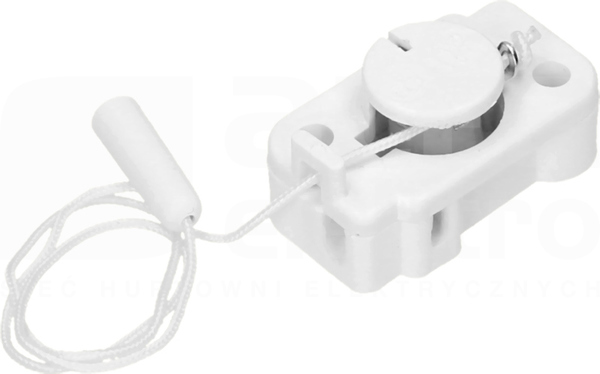 OR-AE-13224 2,5A biały Włącznik pociągany