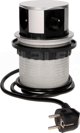 OR-AE-1341 4x2P+Z 1,5m Gniazdo meblowe wysuwane z blatu