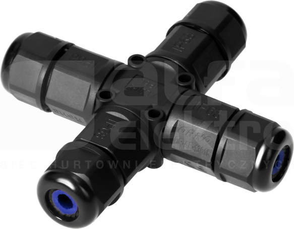 OR-AE-13615 3x4mm2 IP68 Konektor kablowy czwórnik