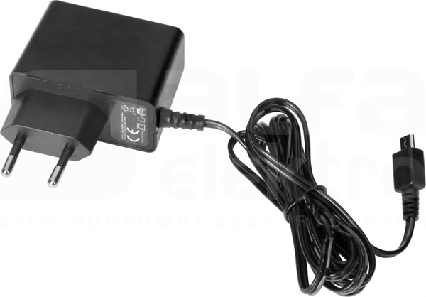 OR-AE-1367ZS 5VDC 2A Zasilacz gniazdowy z wtycz.microUSB