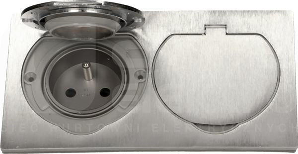 OR-AE-1398 IP55 stal nierdzewna Gniazdo podwójne