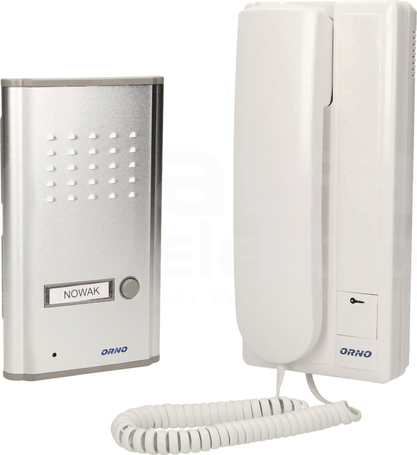 OR-DOM-RL-901 1-rodzinny Zestaw domofon.podtynkowy FOSSA