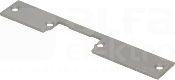 OR-EZ-01 159mm niklowany Szyld prosty symetryczny krótki,
