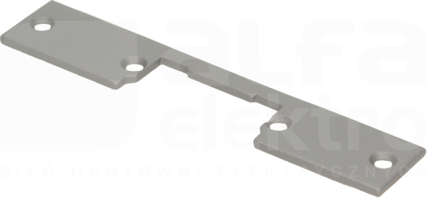 OR-EZ-02 110mm niklowany Szyld prosty symetryczny krótki,