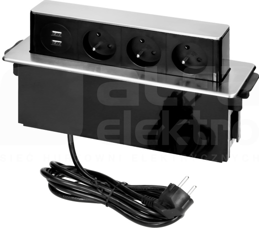 OR-GM-9009/B-G Gniazdo meblowe