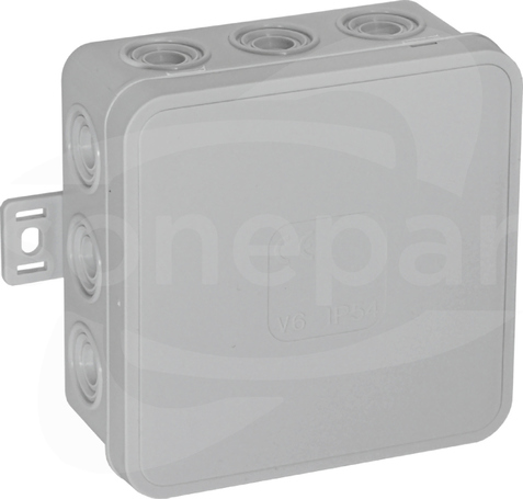 85x85x41 IP54 szary (50szt) Puszka instalacyjna natynkowa