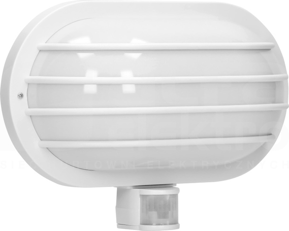 OR-OP-307WE27ZMR 180st.60W IP44 biały Oprawa SOLANO z czujn.ruchu