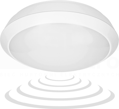 OR-PL-363WLPMM4 IP66 biały Plafon BRYZA ECO LED poliw.z czuj.