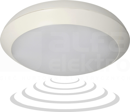 OR-PL-6046WLPMM4 25W IP66 biały Plafon ZEFIR LED z czuj.
