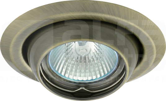 ARGUS CT-2117 MR16 Gx5,3 IP20 matowy mosiądz Oprawa sufitowa punktowa ruchoma