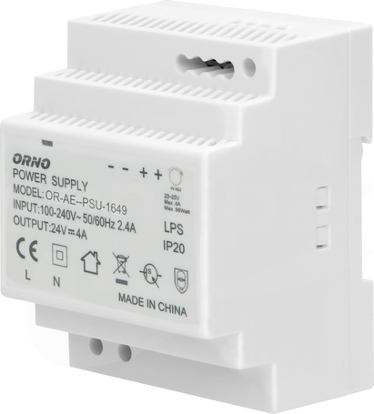 24VDC 4A 100W Zasilacz na szynę
