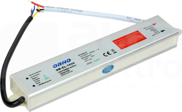 OR-ZL-1606 70W 12V IP67 Zasilacz LED
