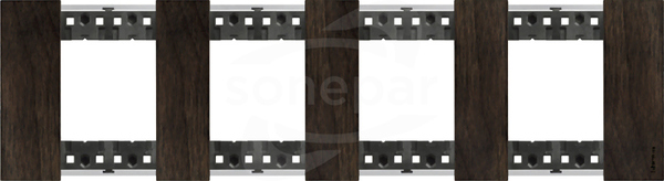 LIVING NOW 4x2mod. WALNUT Ramka 4-krotna