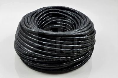 RURA 10/7 czarny (50mb) Rura karbowana LDPE motoryzacyjna rozcięta