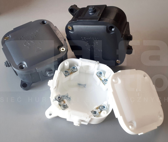 PUSZKA 4x2,5mm2 IP44 Puszka natynkowa odgałęźna z zacisk.