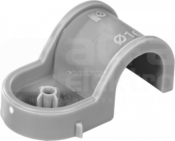 R-SC40-PCS-25 fi25mm PA (60szt) Uchwyt do rurek instalacyjnych pojedynczy