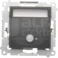 DOSC.01/49 230V czarny mat Oprawa LED z czujnikiem ruchu