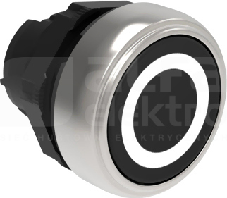 LPCB1102 O czarny Przycisk ster.kryty z samopowrotem