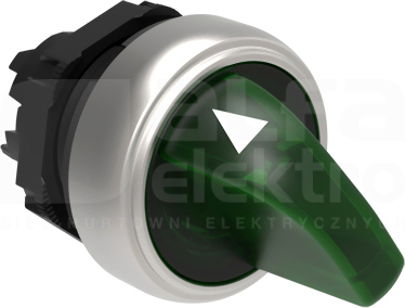 LPCSL1203 0-1 zielony Łącznik pokrętny 2-poz.podśw