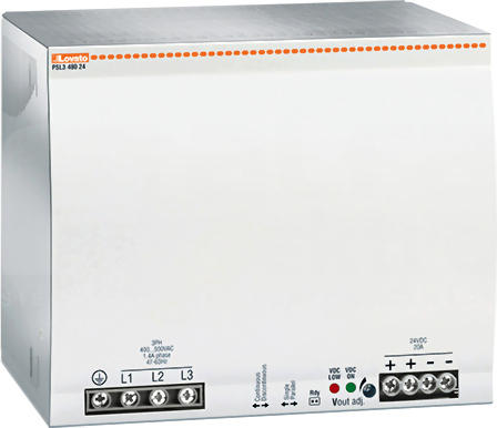 PSL348024 24VDC 20A 480W Zasilacz impulsowy trójfazowy