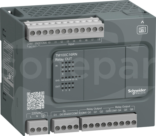 M100 TM100C16RN 9 we/7 wy przekaźnikowych 220VAC Sterownik