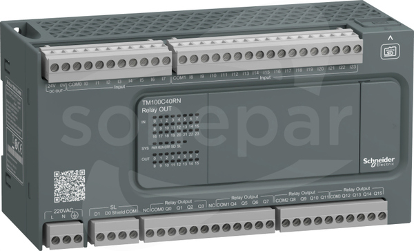 M100 TM100C40RN 24 we/16 wy przekaźnikowych 220VAC Sterownik