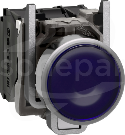 XB4BW36G5*KRYTY GUZIK N/O+N/ NIEBIESKI Przyc.podśw.z samo.powr.LED