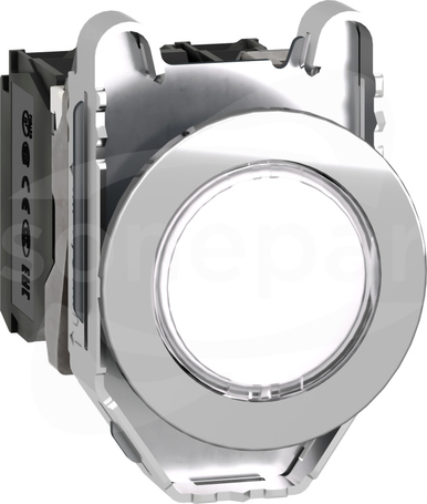 XB4FW31M5 Metal biały FI30 230V AC 1 NO + 1 NC Przycisk