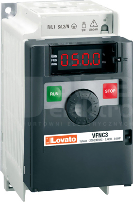 VFNC3S 0,4kW 200/240VAC 50/60Hz Falownik 1P