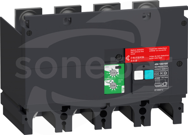 LV429491 NSX 4P 440-550VAC 0.03-10A MH NSX100/160 Moduł