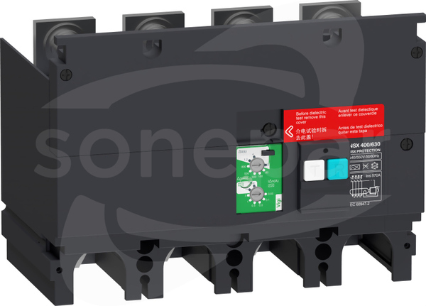 LV432467 NSX 4P 440-550VAC 0.3-30A MB NSX400/630 Moduł