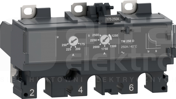 NSX250 AC 3P3D 250A TMD Wyzwalacz  termomagnetyczny