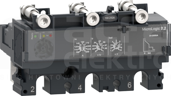 NSX100 AC 3P3D 100A 2.2 Wyzwalacz elektroniczny
