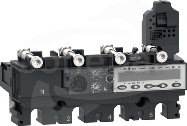 Micrologic 6.2E, 100A, 4P3D, do NSX100 Zabezpieczenie elektroniczne