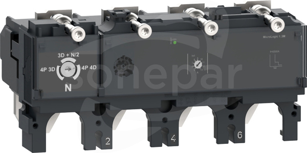  Micrologic 1.3M, 500A, 4P3D, do NSX630 Zabezpieczenie elektroniczne