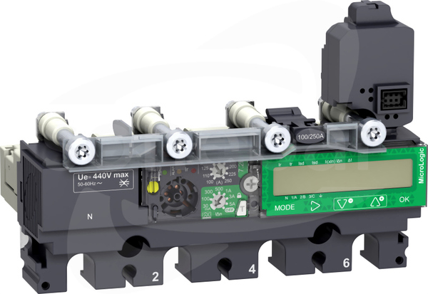 Micrologic 7.2E Vigi, 40A, 4P4D, do NSX100 Zabezpieczenie elektroniczne