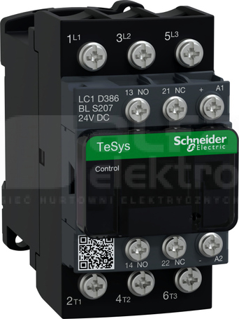 LC1D386BLS207 38A 3P 24VDC Stycznik 3P
